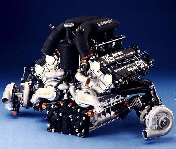 Der von Porsche entwickelte TAG-Turbo-Rennmotor dominiert die Formel 1 von 1984 bis 1986.